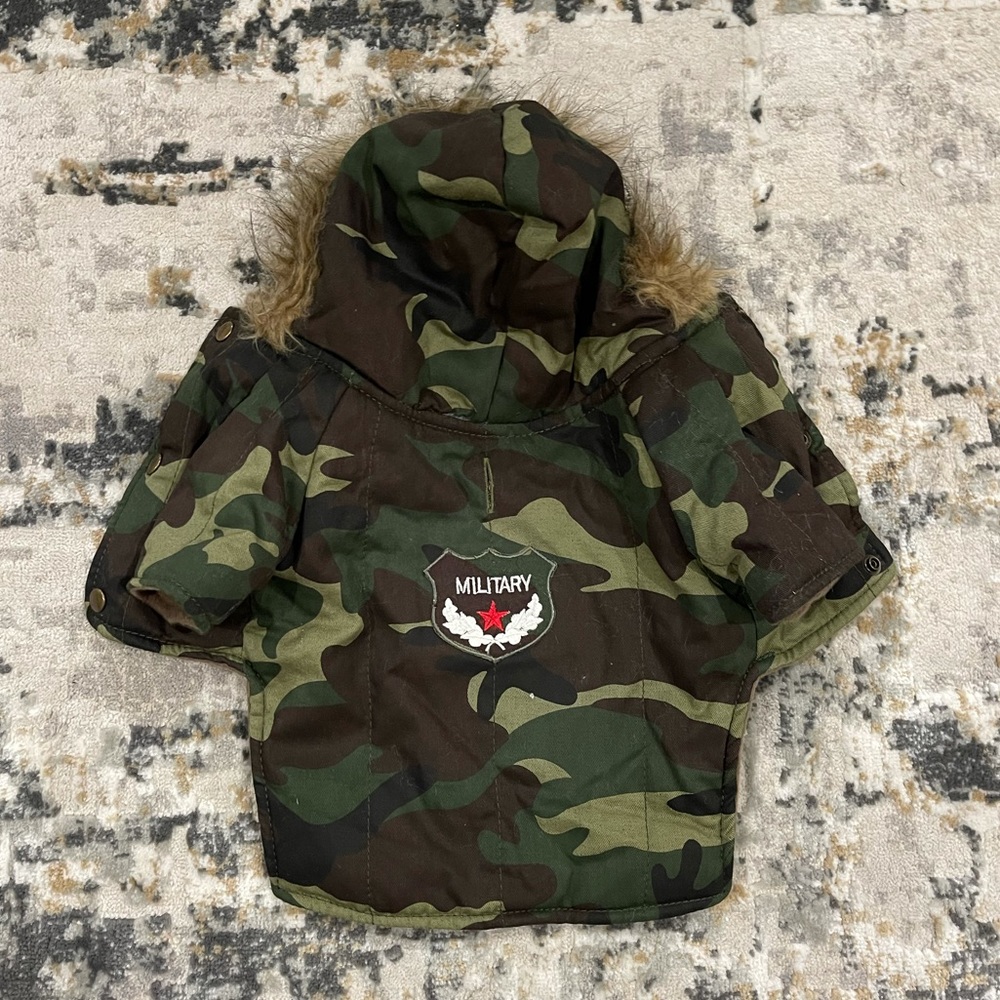 Small dog Military Coat